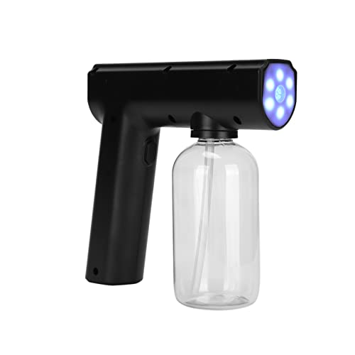 Electric Mist Atomizer Sprayer Gun, Electric Handheld Sprayer Disinfectant Fogger Gun Portable Rechargeable Sprayer Gun, Nanometer Disinfectant Machine for Home Office School Hotel