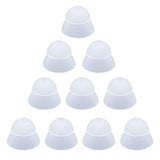 Hearing Aid Power Domes Double Layer Tips Suitable for GN Resound Sure Fit Models 12mm (Lx10)