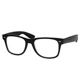 grinderPUNCH High Magnification Power Readers Reading Glasses 1.00-6.00 (Black, 4.5)