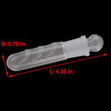 2 Pack Clear Glass Planaria Trap Catch Trap Aquarium Cleaning Supply for Dwarf Shrimp Cherry Shrimp Crystal Red Shrimp (3 Holes)