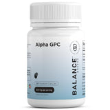 Alpha GPC Choline Supplement 600mg – 120 Vegetable Capsules - Advanced Memory Formula, Nootropics Brain Support Supplement - Non-GMO and Gluten Free Pills by Balance Breens