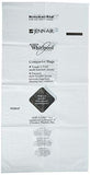 Whirlpool W10165294RB Trash Compactor Bags, 60-ct, 15 Inches, White/Gym Red Blanc/Rouge Gym