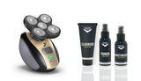 The FlexSeries and Scalp Care Kit - Electric Head Shaver & Scalp Cleanser, Toner and Moisturizer