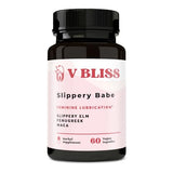 V Bliss Slippery Babe Vaginal Moisturizer Capsules | Relieves Vaginal Dryness with Slippery Elm, Fenugreek, & Maca | Vaginal Wetness | Once Daily, 60 Capsules