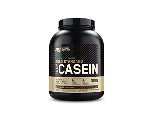 Optimum Nutrition Gold Standard 100% Micellar Casein Protein Powder, Naturally Flavored Chocolate creme, 4 Pound (Packaging May Vary)