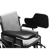 The Aftermarket Group Wheelchair Half Lap Tray, Black Padded Vinyl, Flip-Up Hardware, Left, TAG010023