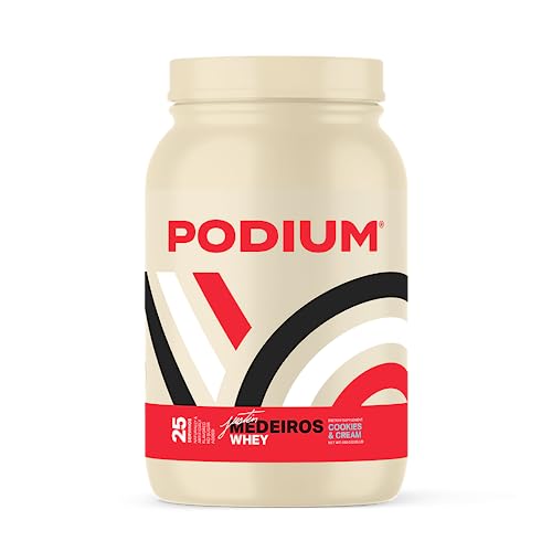Podium Nutrition, Whey Protein Powder, Cookies & Cream, 25 Servings, 25g of Whey Protein Per Serving