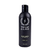 ZEUS Beard Shampoo Wash, Infused with Green Tea & Natural Ingredients to Cleanse and Soften Beard – 8 oz. Made in USA – Verbena Lime