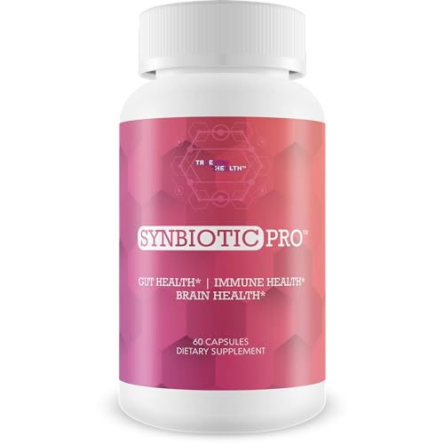 Synbiotic Pro - Our Best Daily Synbiotic Probiotics & Prebiotic - Gut Health - GI Synbiotics Probiotics - Pro Synbiotic Probiotic Plus Prebiotic & Immune Support Vitamins - Synbiotics for Women & Men