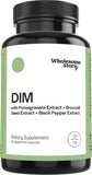 DIM Supplement for Women and Men Plus Pomegranate, Broccoli and Black Pepper | Diindolylmethane | Hormone and Estrogen Balance Supplement | Cell and Tissue Health | 30-Day Supply | 60 Capsules