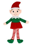 Personalized Christmas Elves - 14.5 inches x 4 inches - Elf on the Shelf Plush, Elf Decorations Christmas, Elves Christmas Decorations, Christmas Elf Doll Boy or Girl (Girl)