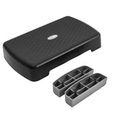 Yes4All Aerobic Exercise Step Platform with Adjustable Risers for Home Gym Fitness Workout