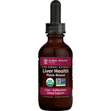 Global Healing Liver Health - Natural Vegan Liquid Drops Supplement Supports Liver and Gallbladder Detox & Function - Raw Herbal Extract for Best Absorption and Clean Cleanse - 2 Fl Oz Tincture