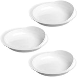 Providence Spillproof 9" Scoop Plate High-Low Adaptive Bowl - 3 Pack - Dish for Disabled, Handicapped, and Elderly Adults with Special Needs from Parkinsons, Dementia, Stroke or Tremors - PSC 996