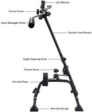 Pedal Exerciser Bike Hand Arm Leg and Knee Peddler Adjustable Fitness Equipment for Seniors, Elderly Home Pedal Exercise Bike for Total Body, with Gift Box & Monitor