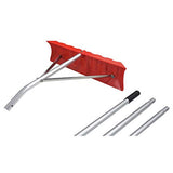 Extreme Max 5600.3262 Poly Roof Rake with 23" Blade,Red