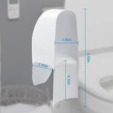 Toilet Splash Guard for Directs Urine Home Care Disability Elevated and Boys Potty Training,Diversion Pee Guard,Portable Restroom Pee Guard for Toilet Seat Adult Men,Prevent Urine Splashing (1 Pack)