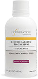 Integrative Therapeutics Liquid Calcium Magnesium - 1:1 Ca to Mg Ratio - with Vitamin D3 - Supplement for Men and Women - Berry Flavored - Gluten Free - 16 fl oz