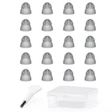 Hearing Aid Domes - Double Layer Closed Type Power Dome for Resound SureFit RIC and Open Fit BTE Hearing Amplifier Ear Tips Accessories with Carry Case (Small 20pcs Pack)