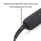 L'ANGE HAIR Le Duo 360° Airflow Styler | 2-in-1 Curling Wand & Titanium Flat Iron Hair Straightener | Professional Hair Curler with Cooling Air Vents | Dual Voltage & Adjustable Temp