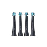 Oral-B iO Ultimate Clean Electric Toothbrush Head, Twisted & Angled Bristles for Deeper Plaque Removal, Pack of 4 Toothbrush Heads, Black