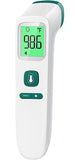 GoodBaby Non-Contact Thermometer for Adults and Kids,Digital Forehead Thermometer with Fever Alarm,Silent Mode and 35-Set Memory,Forehead/Object 2 in 1 Mode-Basal Thermometer,Green (FC-IR202-Green)