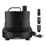 Simple Deluxe 2Pack 210GPH 800L/H 8W Submersible Pump for Fish Tanks, Aquariums, Hydroponics, Black