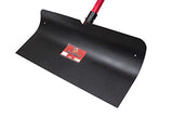 Bully Tools 92817 24" Steel Snow Pusher with Fiberglass D-Grip Handle