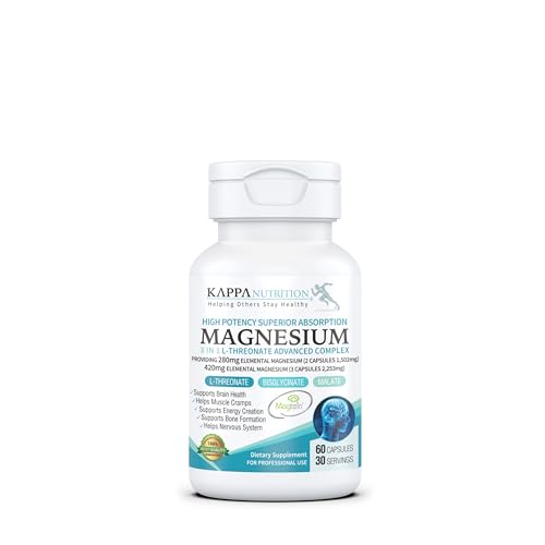 Magnesium L-Threonate (60 Capsules (Package of 1)