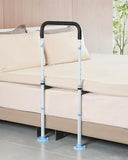 OasisSpace Bed Rail for Seniors, Medical Adjustable Bed Assist Rail Handle and Fall Prevention Safety Hand Guard Grab Bar for Elderly, Handicap - Fit King, Queen, Full, Twin