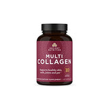 Ancient Nutrition Collagen Pills Peptides Powder Supplement, 45 Count, Hydrolyzed Multi Collagen Pills, Types I, II, II, V & X, Supports Healthy Skin and Nails, Gut Health and Joint Support