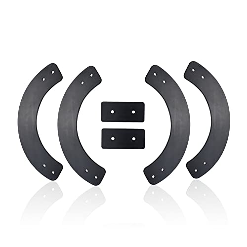 KINTLE 753-04472 953-04472 735-04033 735-04032 Rubber Paddle Set Compatible with 21" MTD Single-Stage Snowblowers, 2004 and Newer
