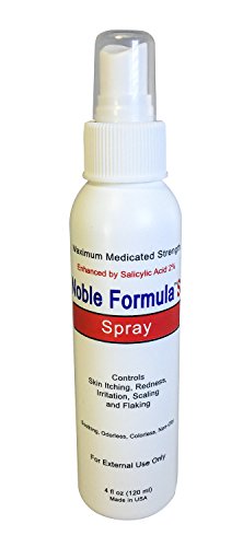 Noble Formula Salicylic Acid Spray with Pyrithione Zinc (ZnP), 4oz (120ml) (2 Pack)