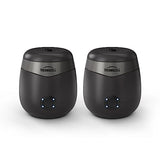 Thermacell E-Series Rechargeable Mosquito Repeller with 20’ Mosquito Protection Zone; 2 Pack Bundle, Charcoal; Includes 24-Hr Repellent Refill; Bug Spray Alternative; Scent Free