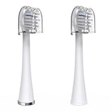 Waterpik Genuine Compact Replacement Brush Heads With Covers for Sonic-Fusion Flossing Toothbrush SFRB-2EW, 2 Count White