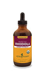 Herb Pharm Certified Organic Rhodiola Root Extract for Energy, Endurance and Stamina, Alcohol-Free Glycerite, 4 Ounce