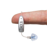 BLJ Hearing Aid for Adults and Seniors, Invisible Digital Hearing Aid to Assist Hearing, Lightweight with Noise Reduction and Feedback Cancelling (Blue-Left Ear)