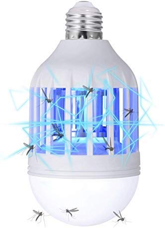 Bug Zapper Light Bulb 2 in 1 LED Light for Fruit Flies, Mosquito, Bug, Insect and Fly Control - Traps