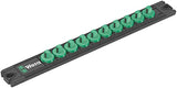 WERA 05005410001 Socket Rail, A Deep 1, Black, Magnetic, Drive 0.2 inch (6 mm), 9 Pieces