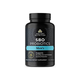 Probiotics for Men by Ancient Nutrition, SBO Probiotics Men's 60 Ct, for Gut Health, Digestive and Immune Support, Boosts Muscle Mass and Fat Metabolism, 25 Billion CFUs* Per Serving