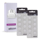 Genuine Oticon Hearing Aid Domes Minifit Power 12mm (0.47 inches - XLarge), Oticon Branded OEM Denmark Replacements, Authentic Accessories for Optimal Performance -2 Pack/20 Domes Total