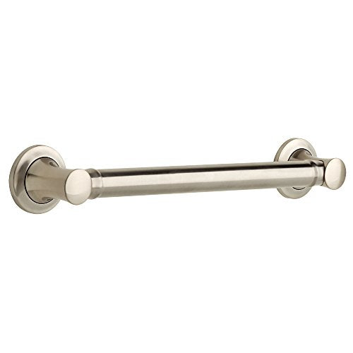 Delta Faucet DCL5916-BN Carlisle Decorative Bathroom Safety Grab Bar, 16 inch x 1 1/4", Brushed Nickel