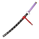 Sword fort Handmade Katana Anime Sword, Death Surgeon Trafalgar Law Cosplay Sword, Kikoku Sword Purple