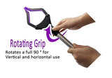 2- Pack 32 inch FDA Registered GrabRunner Folding Reacher Grabber Tool with Magnetic (Purple/Purple)