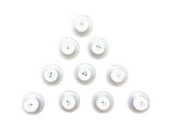 Jungle Care Hearing Aid Ear Piece Closed Domes 6mm 10-Pack Comfortable PSAP (Personal Sound Amplifiers Product) Kit Ear Tips Invisible, Perfect for Open Air (Open fit), Except for RIC