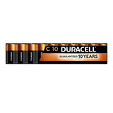 Duracell Coppertop C + D Batteries Combo Pack, 10 Count Each, C Battery and D Battery with Long-Lasting Power, Alkaline Battery - 20 Count Total