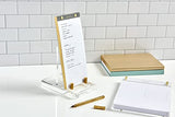 russell+hazel Acrylic Easel Display, Clear, 4” x 6” x 6”