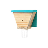 GAW Nature Wood Shed Style Carpenter Bee Traps for Outdoors, 1 Pack Best Wooden Bee Trap for Outside