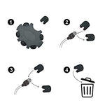 36pcs Filter for Oticon Prowax Minifit Wax Guard Filters Replacement (1mm) Compatible with Oticon Hearing Aids Hearing Aid Accessories Fit Ria, Nera, Alta, Siya, MiniRite and More (36pcs=6pack)