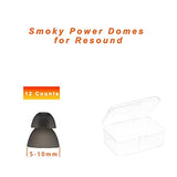 Hearing Aids Domes Smoky Power Domes for Resound Sure Fit RIC RITE and Open Fit BTE Hearing Amplifier with Cleaning Tool (Small (12 Counts))